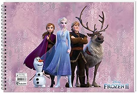 Keskin Color Frozen II 25x35cm 15yp Spiralli Resim Defteri / 300215-92