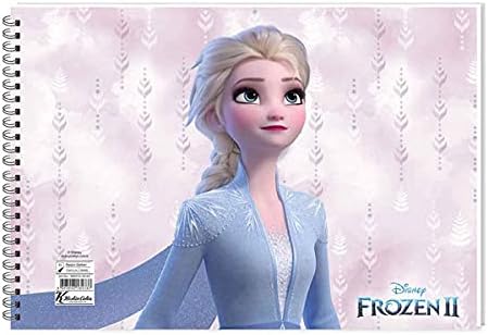 Keskin Color Frozen II 25x35cm 15yp Spiralli Resim Defteri / 300215-92