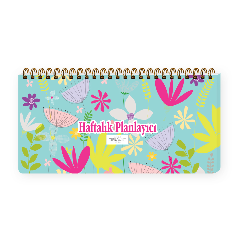 Keskin Color Turnowsky Spiralli Tarihsiz Haftalık Planlayıcı - Jasmine