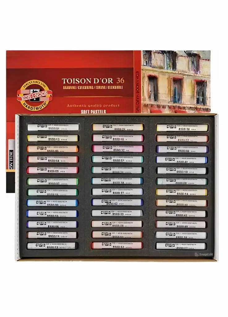 Kohinoor Toison Dor Set Of Artist's Dry Chalks 36'lı Toz Pastel Boya / 851636