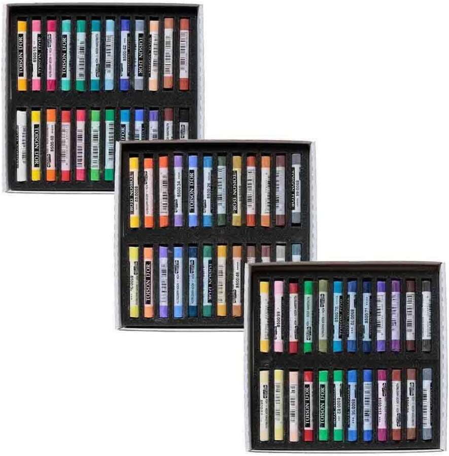Kohinoor Toison Dor Set Of Artist's Dry Chalks 72'li Toz Pastel Boya / 851772