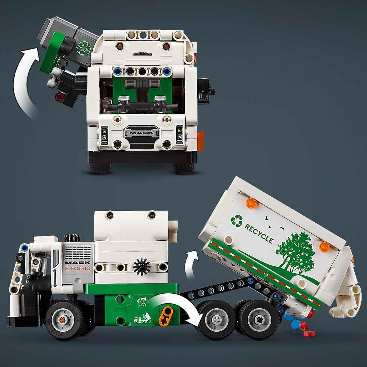 LEGO® Technic Mack® LR Elektrikli Çöp Kamyonu - 503 Parça / 6470638 LEGO® Technic Mack® LR Elektrikli Çöp Kamyonu - 503 Parça / 6470638