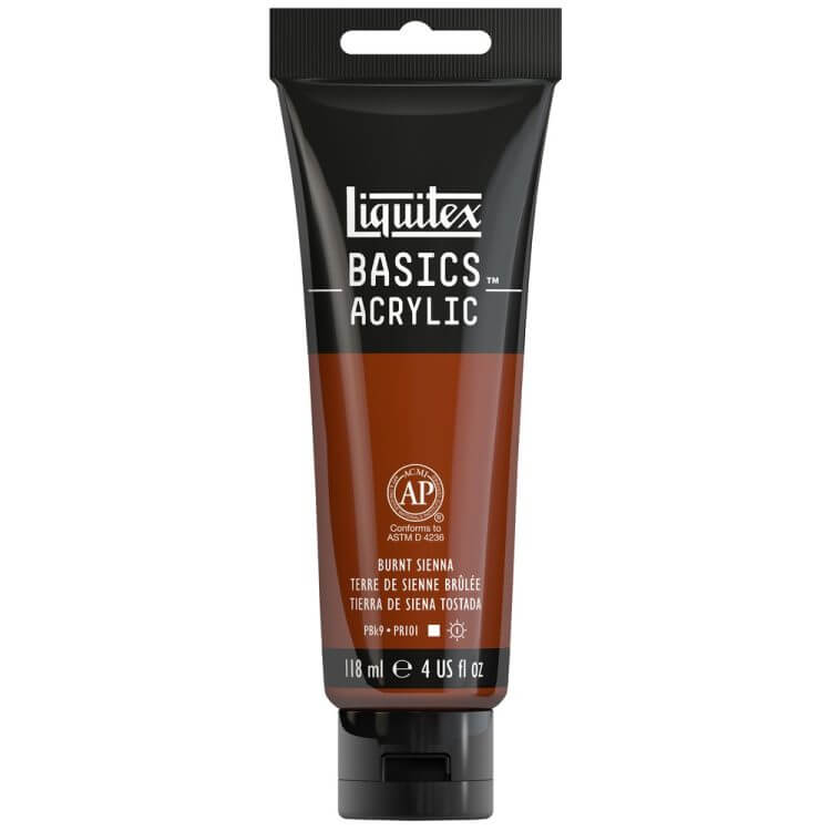 Liquitex Basics Acrylic 118ml Akrilik Boya Burnt Sienna 127 Liquitex Basics Acrylic 118ml Akrilik Boya Burnt Sienna 127