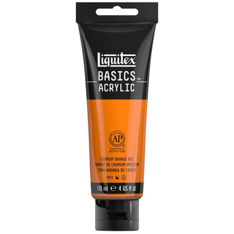 Liquitex Basics Acrylic 118ml Akrilik Boya Cadmium Orange Hue 720 Liquitex Basics Acrylic 118ml Akrilik Boya Cadmium Orange Hue 720