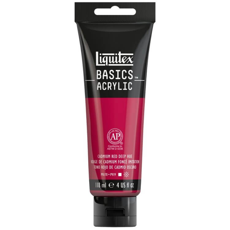 Liquitex Basics Acrylic 118ml Akrilik Boya Cadmium Red Deep Hue 311 Liquitex Basics Acrylic 118ml Akrilik Boya Cadmium Red Deep Hue 311