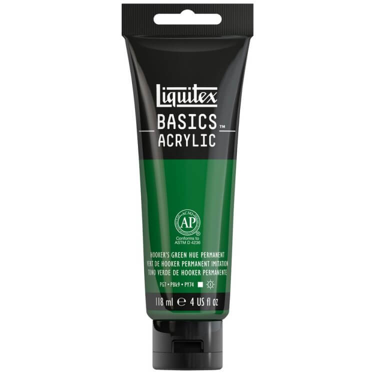 Liquitex Basics Acrylic 118ml Akrilik Boya Hooker’s Green Hue Permanent 224 Liquitex Basics Acrylic 118ml Akrilik Boya Hooker’s Green Hue Permanent 224