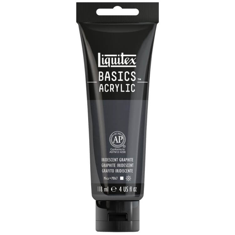 Liquitex Basics Acrylic 118ml Akrilik Boya Iridescent Graphite 49 Liquitex Basics Acrylic 118ml Akrilik Boya Iridescent Graphite 49