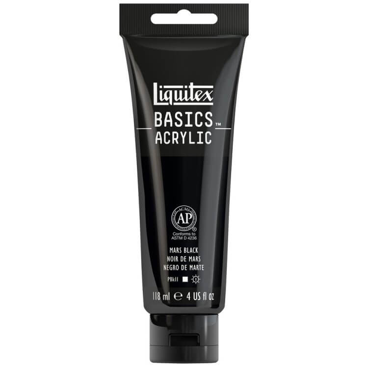 Liquitex Basics Acrylic 118ml Akrilik Boya Mars Black 276