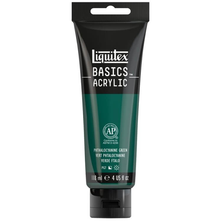 Liquitex Basics Acrylic 118ml Akrilik Boya Phthalocyanine Green 317 Liquitex Basics Acrylic 118ml Akrilik Boya Phthalocyanine Green 317