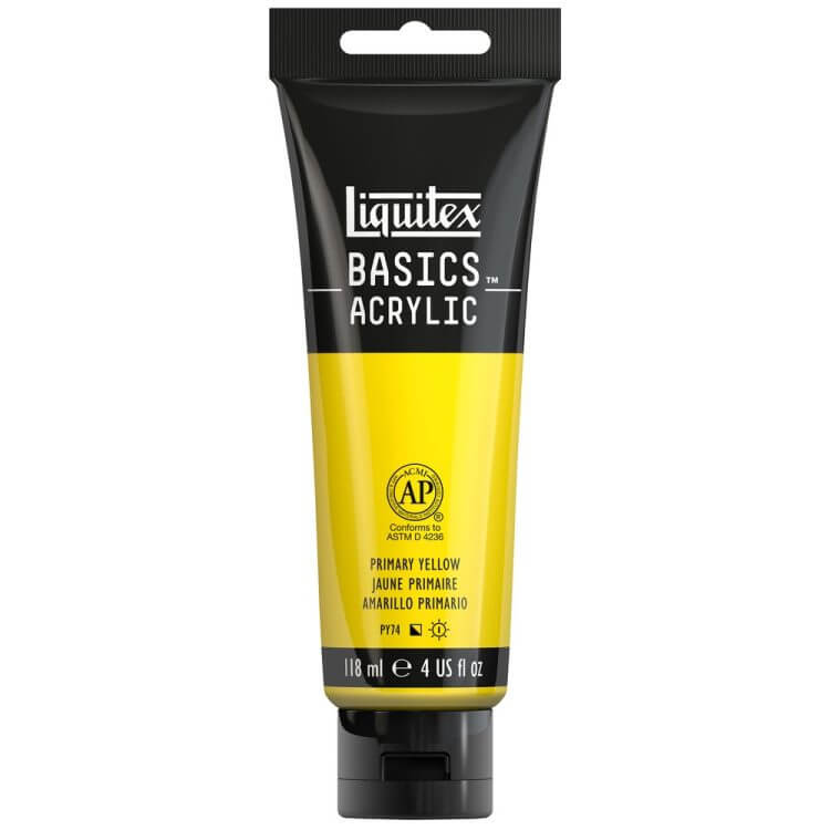 Liquitex Basics Acrylic 118ml Akrilik Boya Primary Yellow 410 Liquitex Basics Acrylic 118ml Akrilik Boya Primary Yellow 410