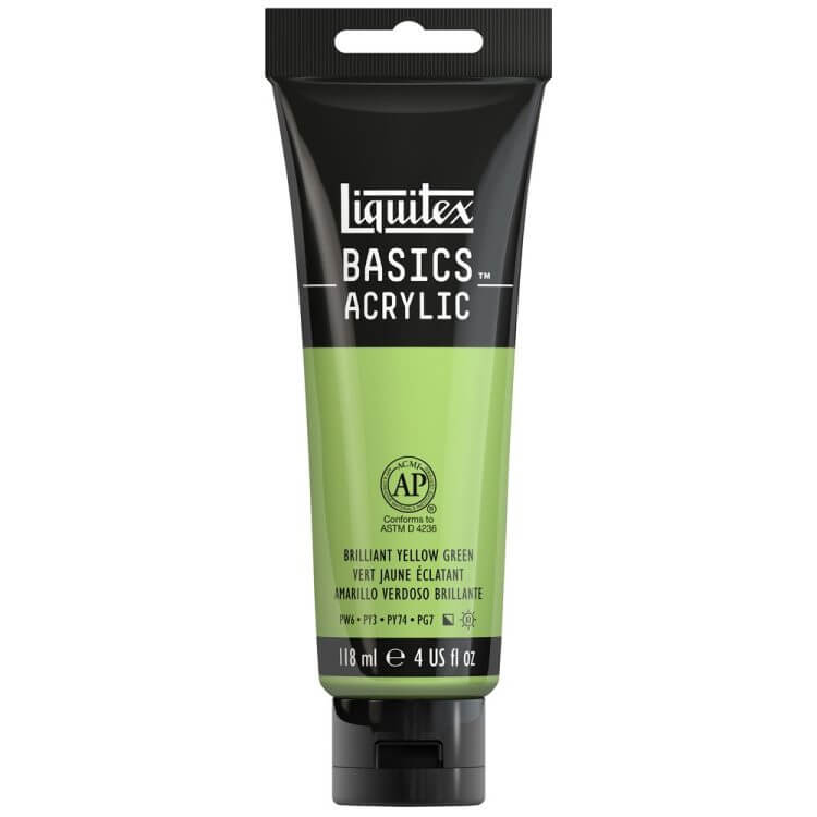 Liquitex Basics Acrylic 118ml Akrilik Boya Yellow Green Brilliant 840