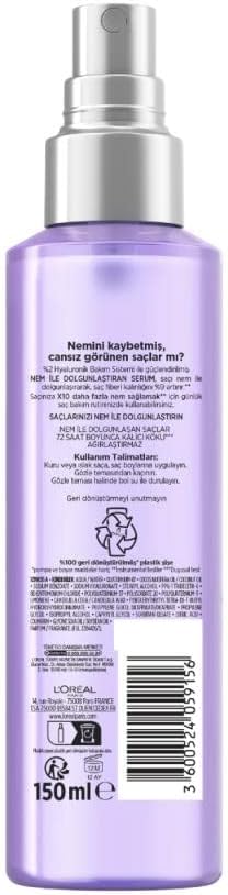 L'Oreal Paris Elseve 150ml Hyaluron Saç Bakım Spreyi L'Oreal Paris Elseve 150ml Hyaluron Saç Bakım Spreyi