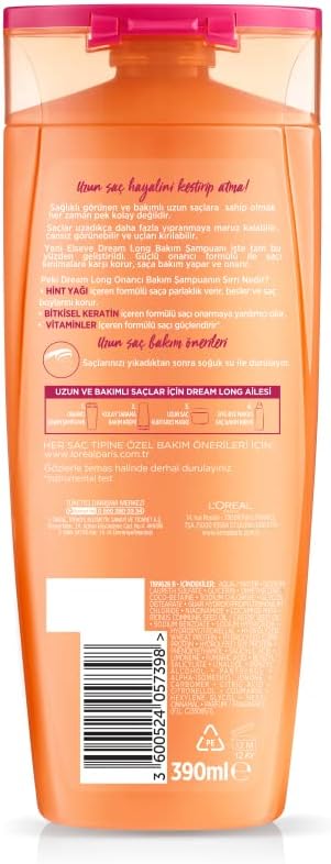 L'Oreal Paris Elseve 390ml Dream Long Şampuan