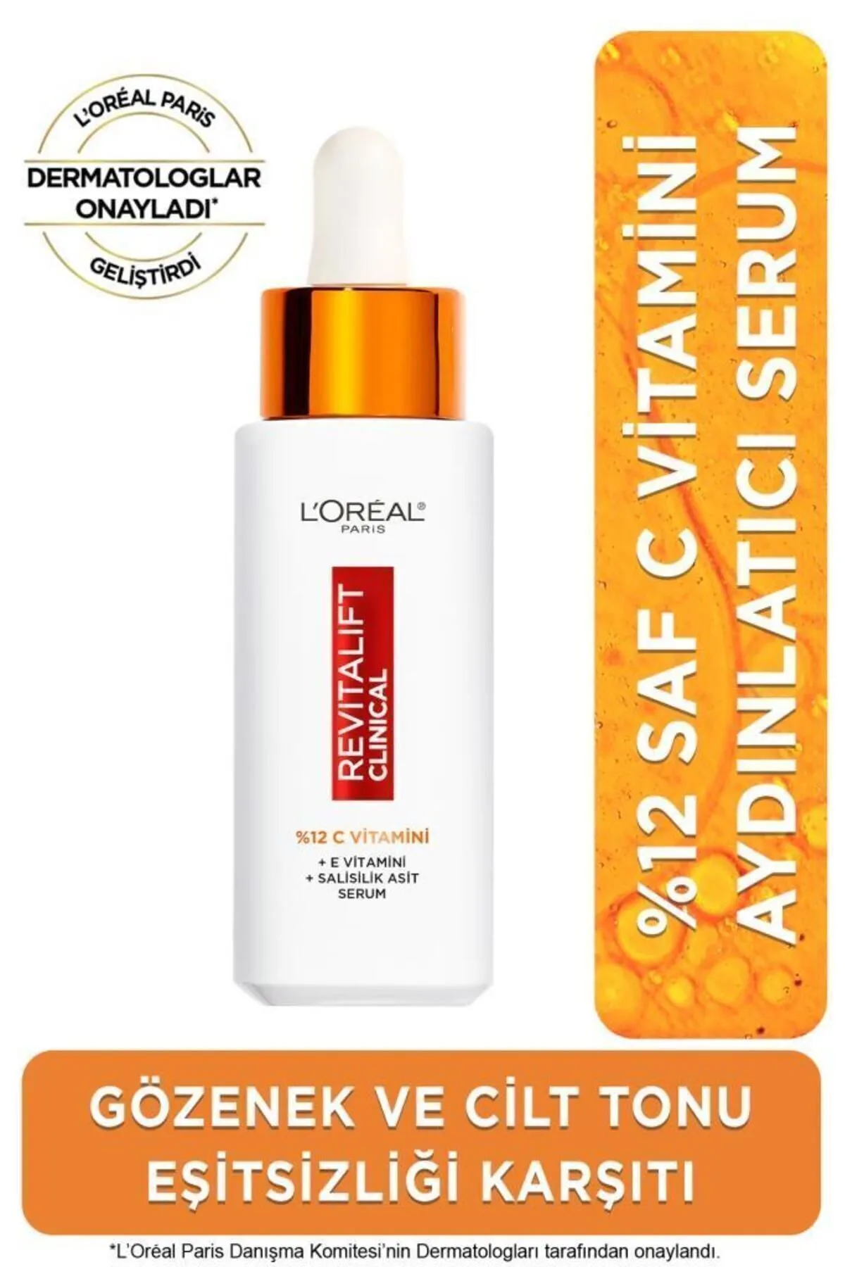 L'Oreal Paris Revitalift Clinical %12 Saf C Vitamini Aydınlatıcı Serum 30ml / 069780