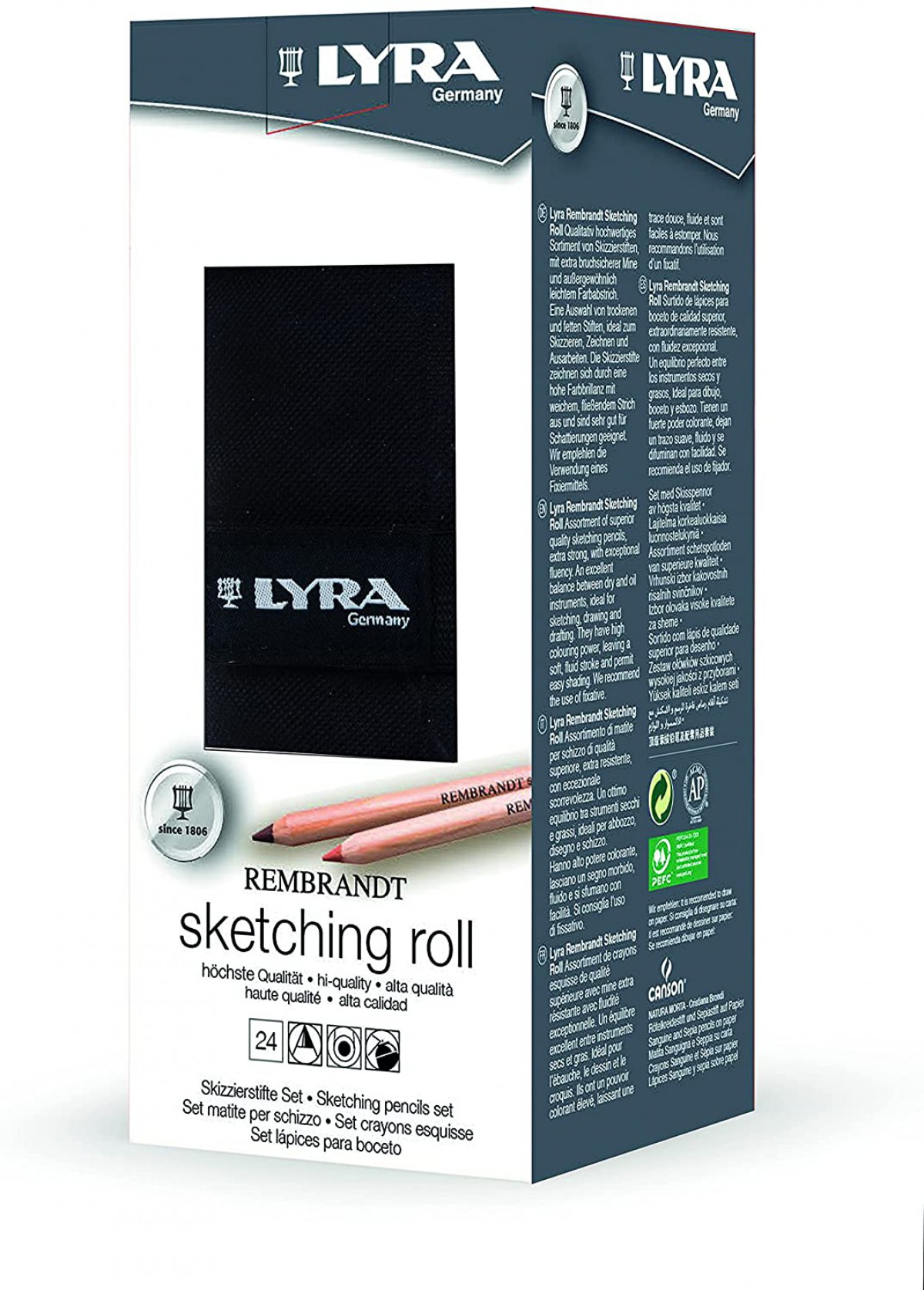 Lyra Rulo Rembrandt 24'lü Sketching / Eskiz Set