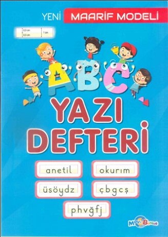 Mavi Boncuk Maarif Model Yazı Defteri Orta Boy