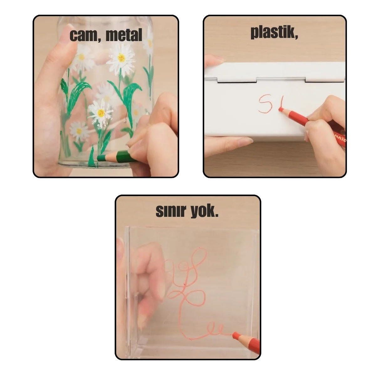 Mitsubishi 7600 China Marker Dermatograf Kalemi Siyah Mitsubishi 7600 China Marker Dermatograf Kalemi Siyah