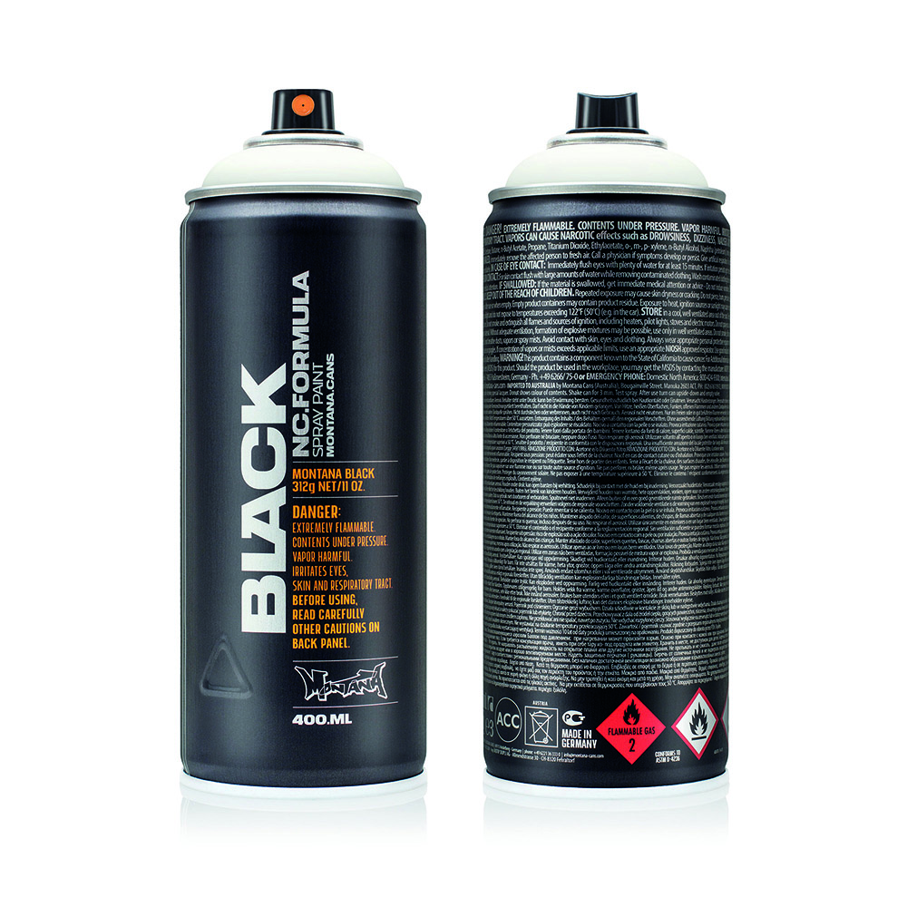 Montana Black Sprey Boya 400ml White BLK9105