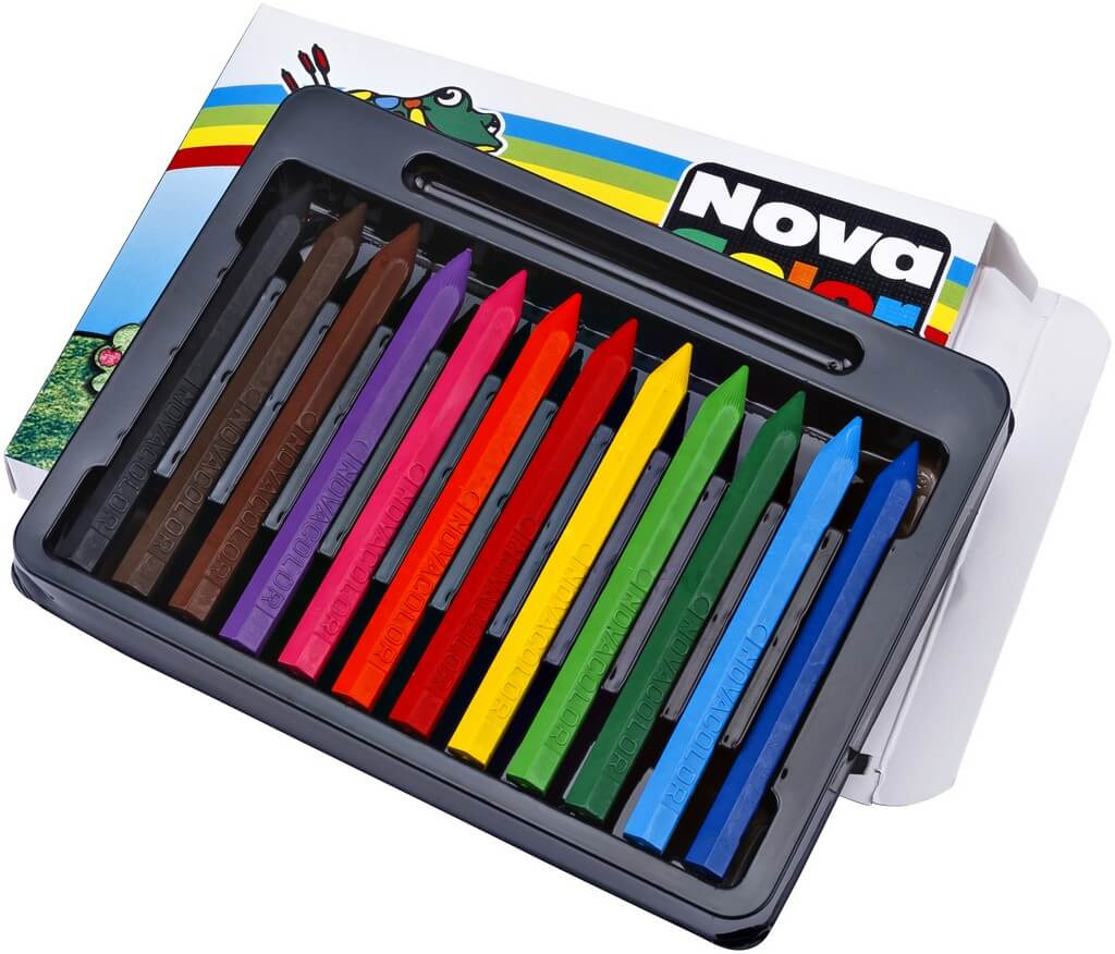 Nova Color 12'li Silinebilir Mum Boya Kısa Boy / NC-1112