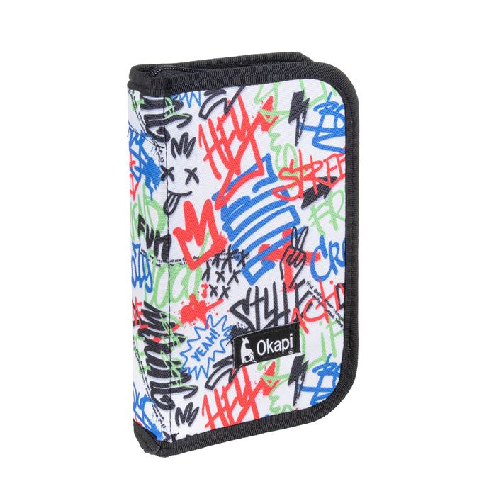 Okapi İki Kapaklı Kalemlik Desenli / OKP-123/AS Okapi İki Kapaklı Kalemlik Desenli / OKP-123/AS