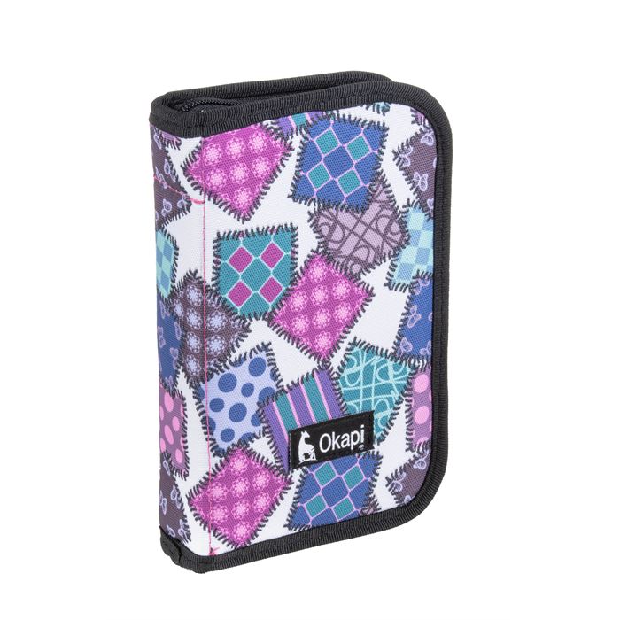 Okapi İki Kapaklı Kalemlik Desenli / OKP-123/AS Okapi İki Kapaklı Kalemlik Desenli / OKP-123/AS