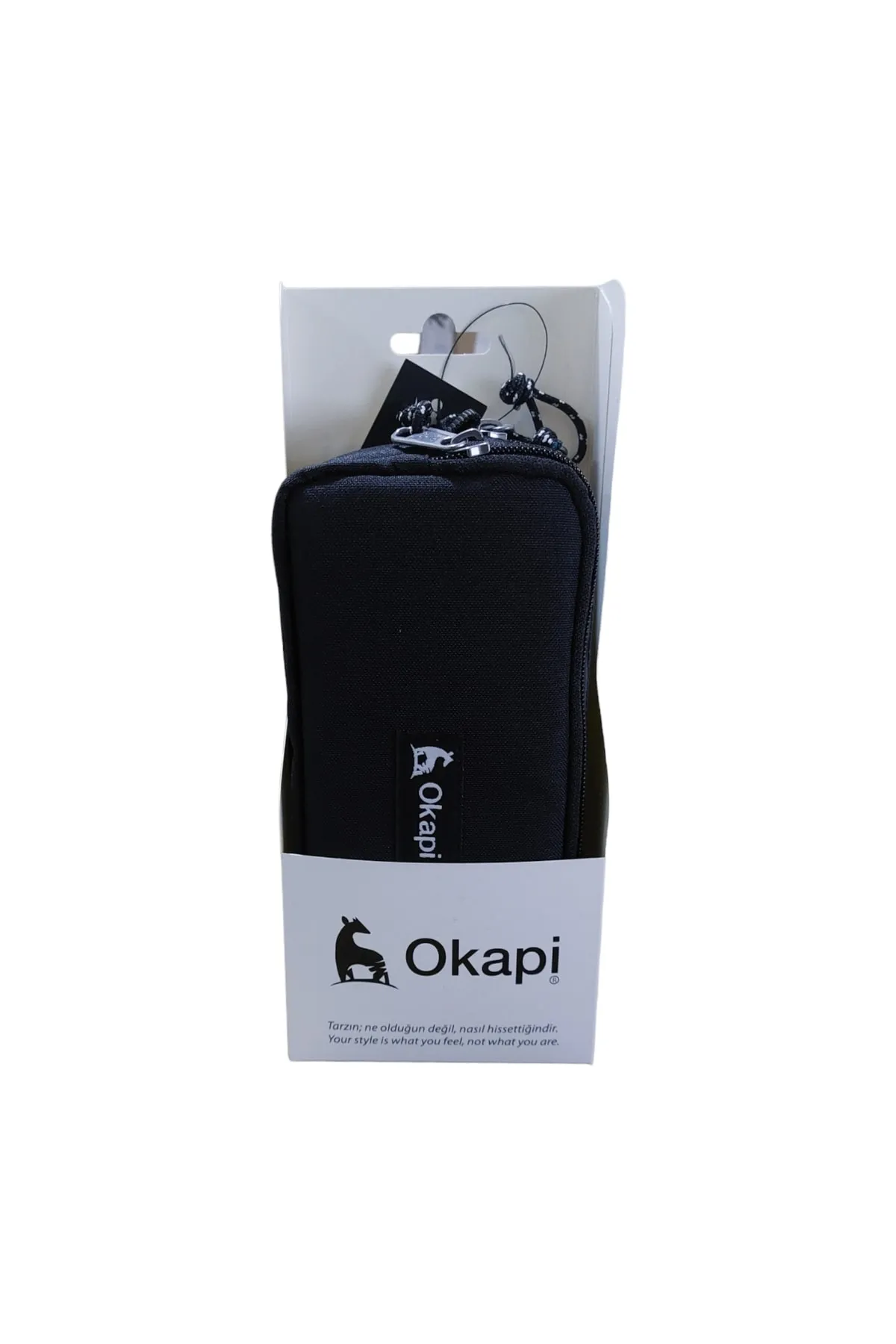 Okapi Üç Gözlü Kalemlik Siyah / OKP-101/S