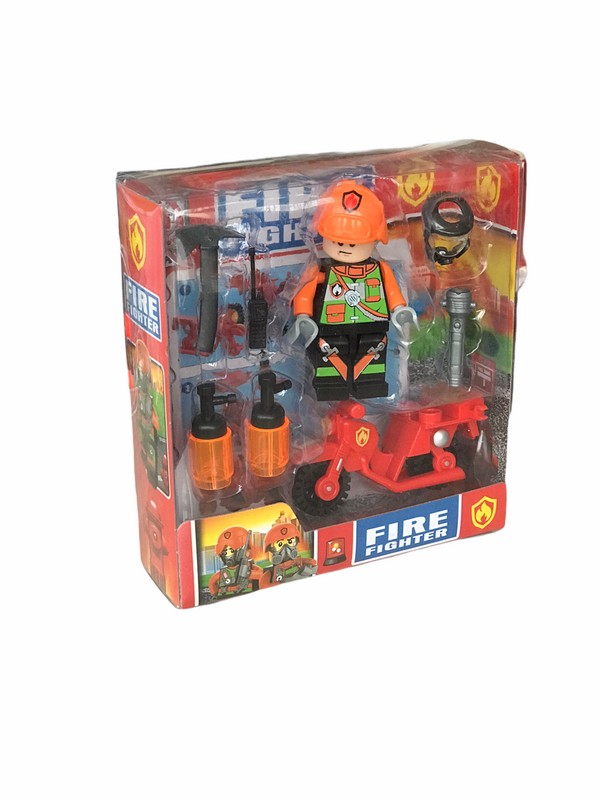 Oyuncak Lego Figürlü İtfaiye Seti