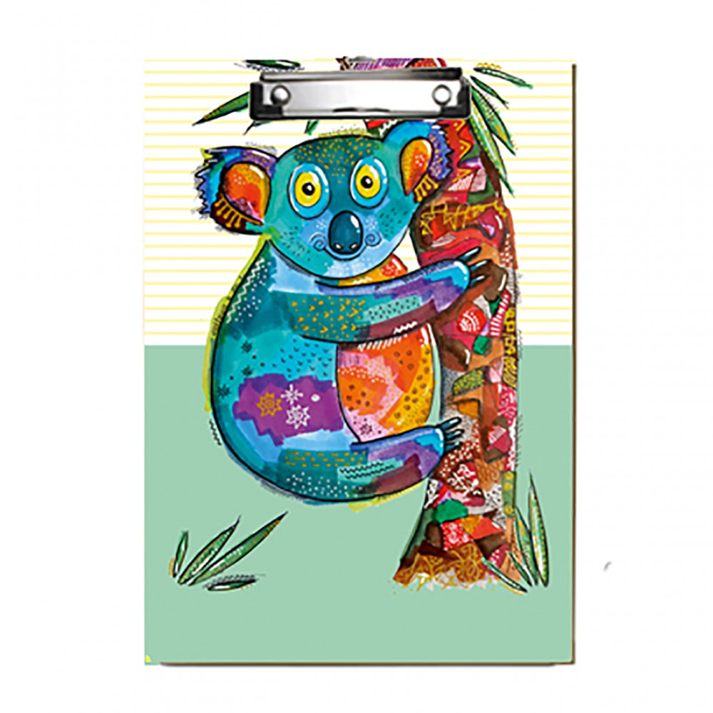 Paklon Desenli Kapaksız Sekreterlik - Koala