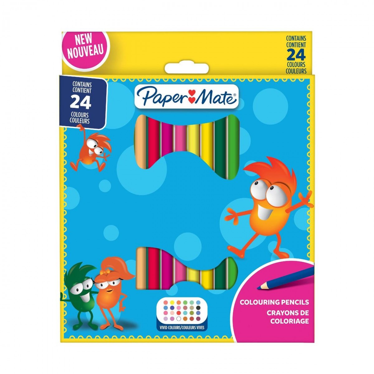 Papermate 24'lü Kuru Boya Kalemi / 2166489 Papermate 24'lü Kuru Boya Kalemi / 2166489
