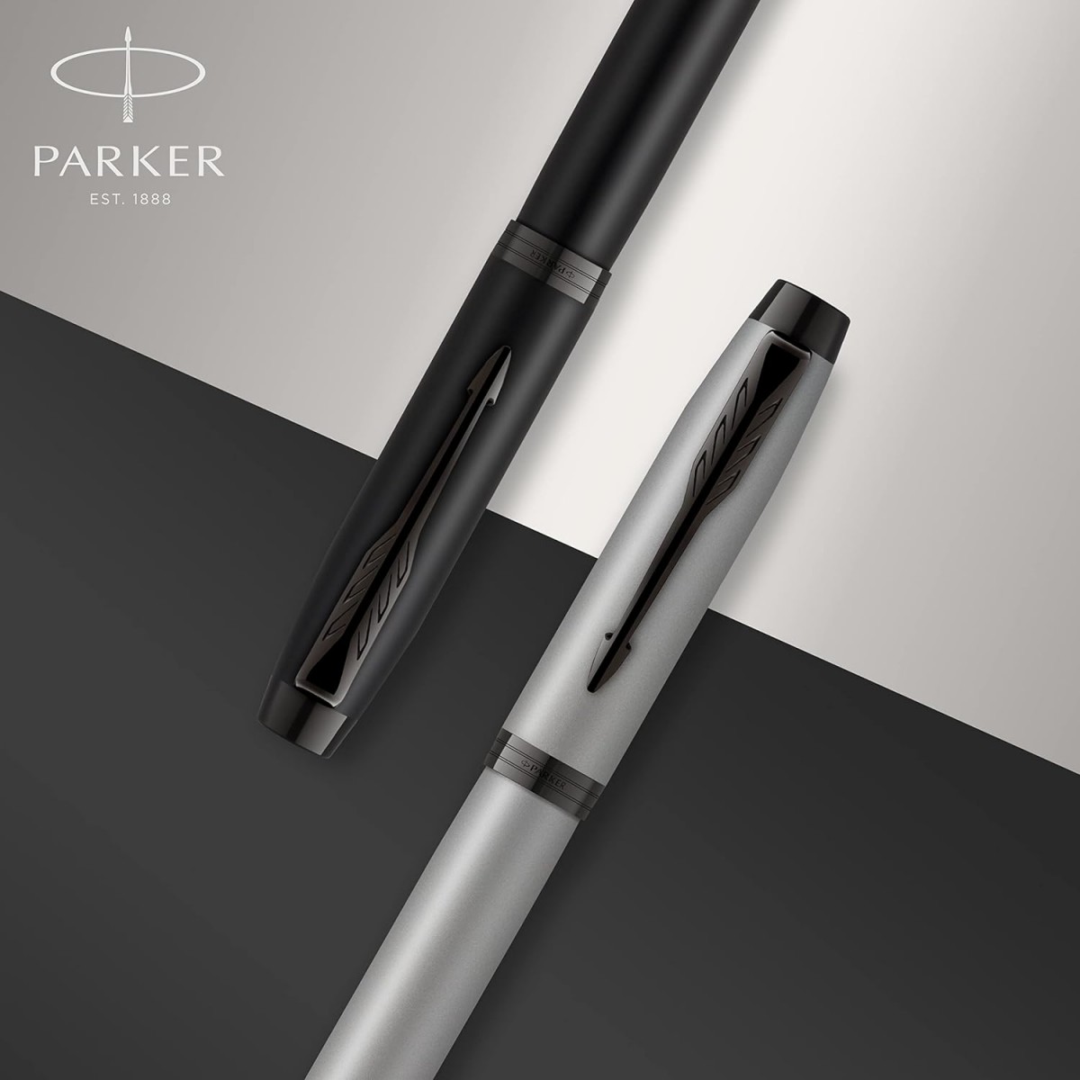 Parker IM Mat Metalik Dolma Kalem, M Uç - Siyah BT /