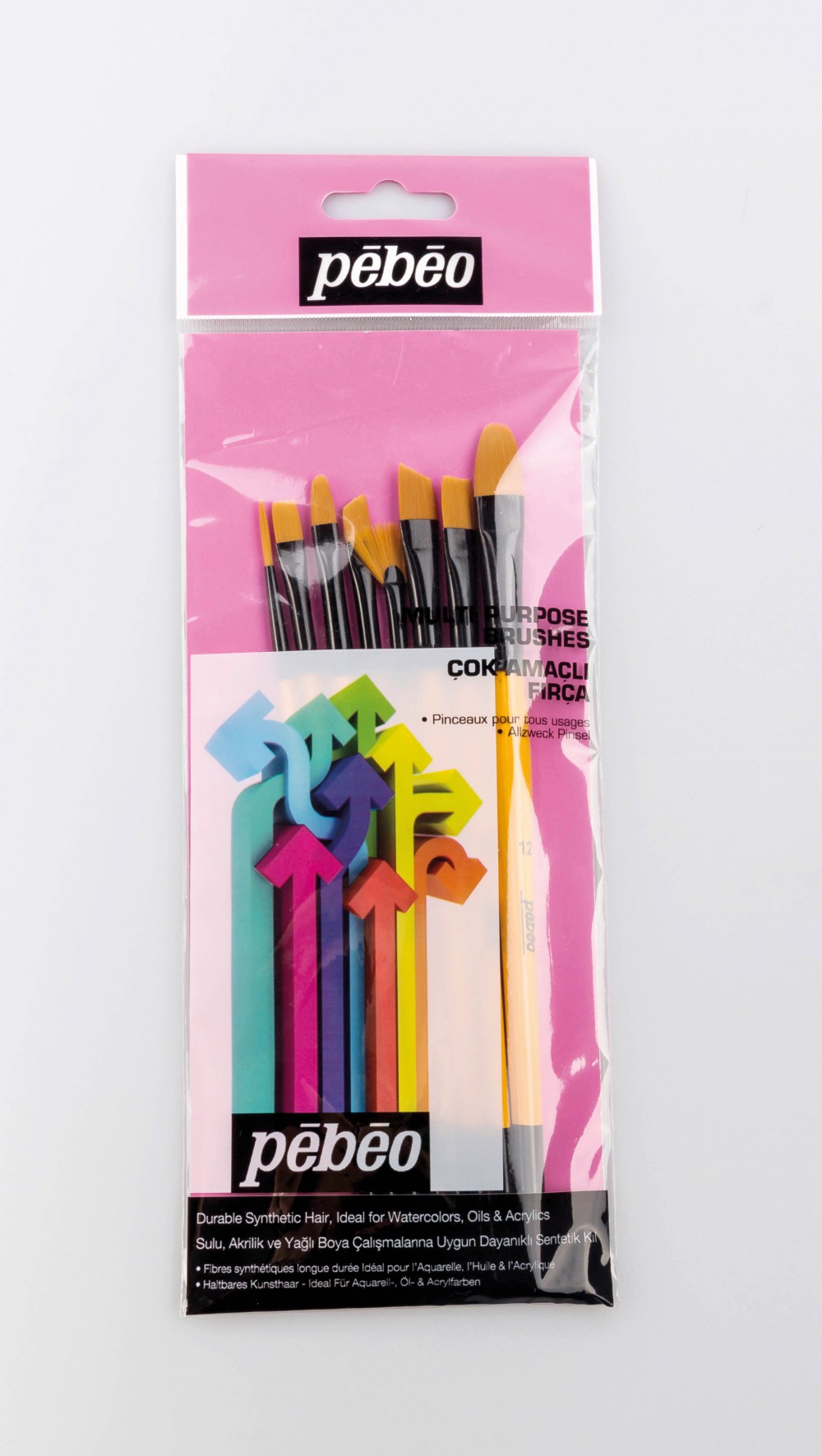 Pebeo 8'li Karma Fırça Seti - Set 7 Pebeo 8'li Karma Fırça Seti - Set 7