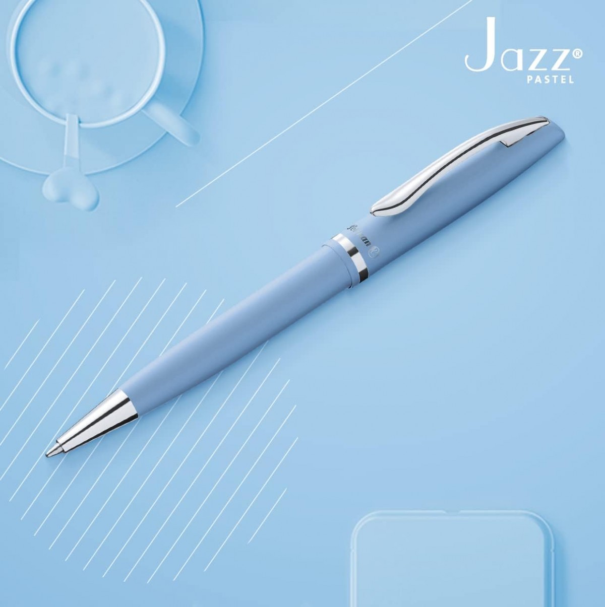 Pelikan Jazz Metal Gövdeli Tükenmez Kalem Pastel Blue / 812634 Pelikan Jazz Metal Gövdeli Tükenmez Kalem Pastel Blue / 812634