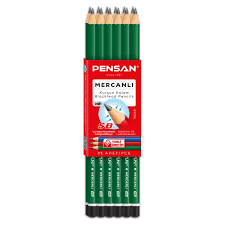 Pensan 12'li Mercanlı Kurşun Kalem / Pensan 12'li Mercanlı Kurşun Kalem /