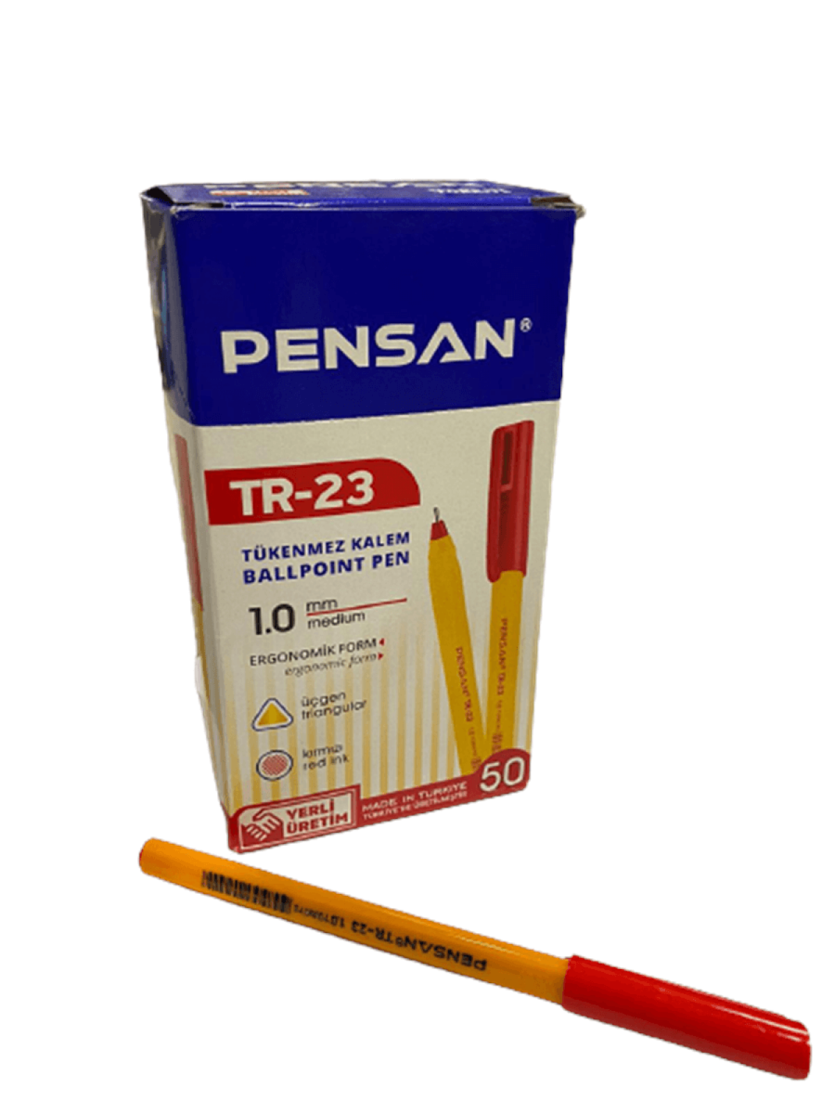 Pensan TR-23 Tükenmez Kalem 50'li Kutu Siyah
