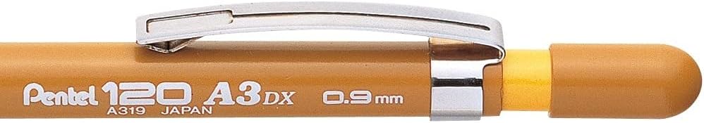 Pentel 120 A3 Dx 0.9mm Mekanik Kurşun Kalem Sarı / A319-Y