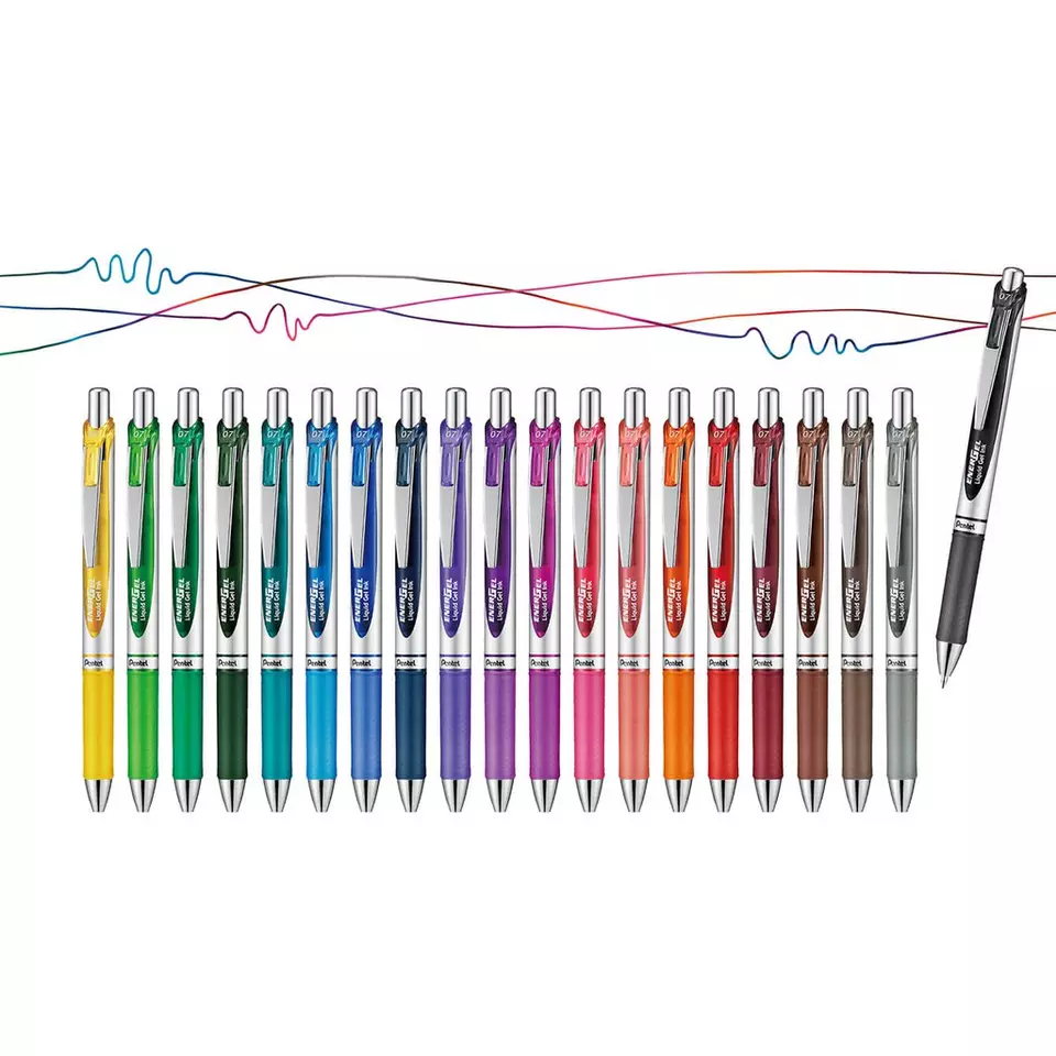 Pentel Energel 20th Anniversary Limited Edition 0.7mm Jel Kalem kalemlik Hediyeli Set / Y BL77-20
