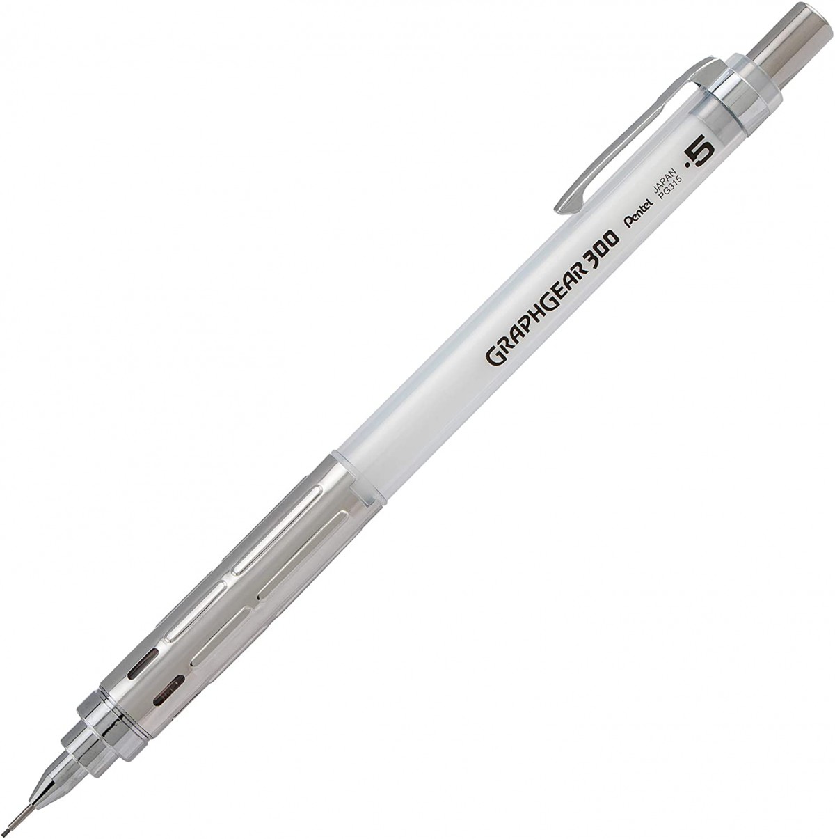 Pentel GraphGear 300 0.5 mm Mekanik Kurşun Kalem - Beyaz