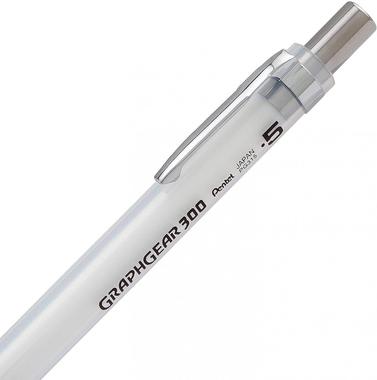 Pentel GraphGear 300 0.5 mm Mekanik Kurşun Kalem - Beyaz