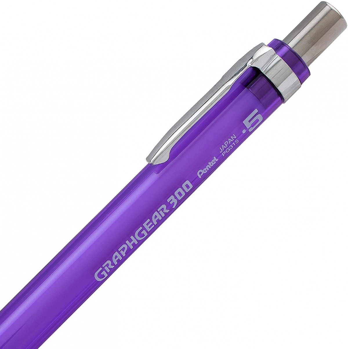 Pentel GraphGear 300 0.5 mm Mekanik Kurşun Kalem - Mor