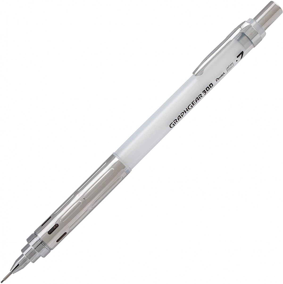 Pentel GraphGear 300 0.7 mm Mekanik Kurşun Kalem - Beyaz