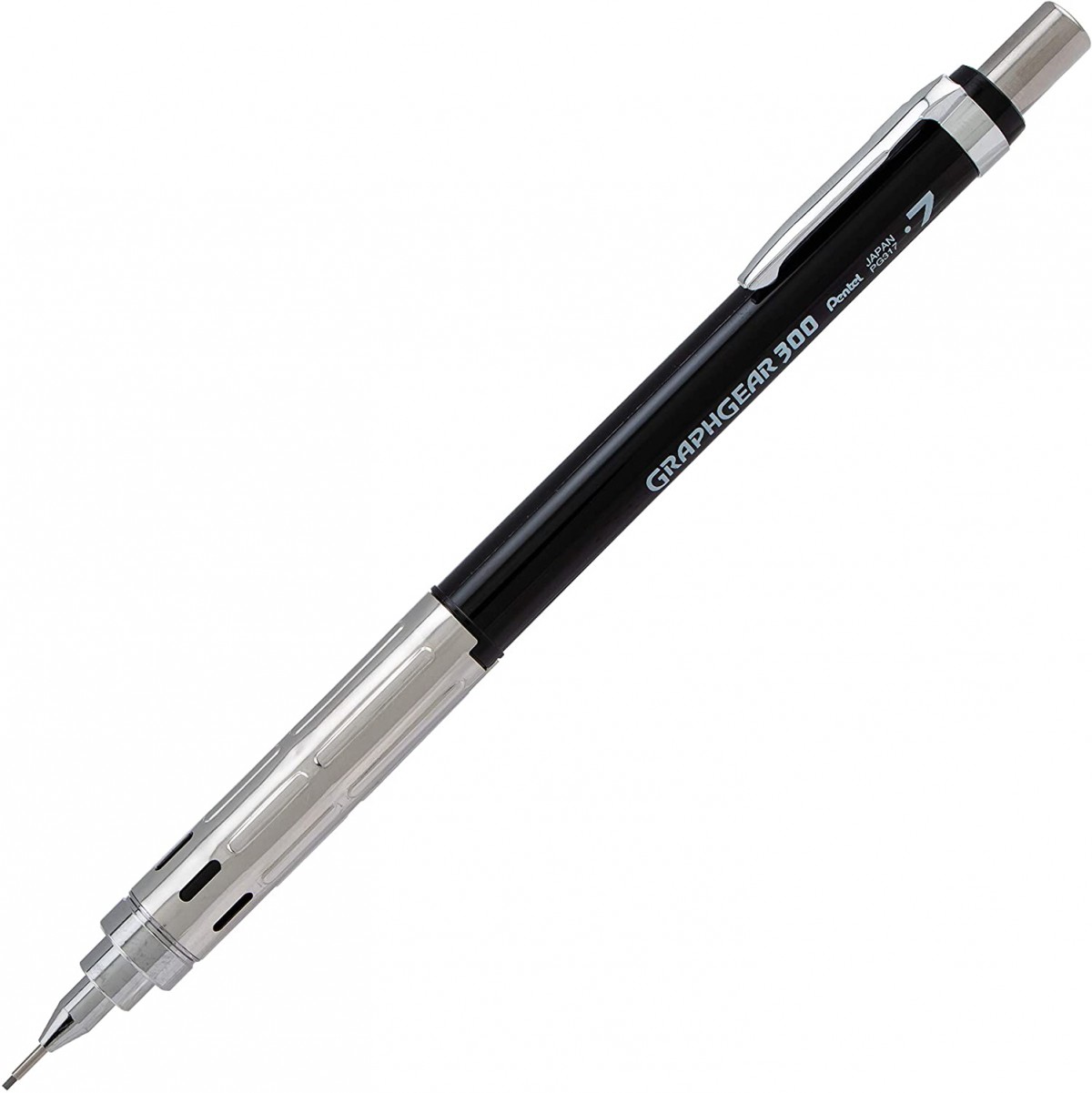 Pentel GraphGear 300 0.7 mm Mekanik Kurşun Kalem - Siyah