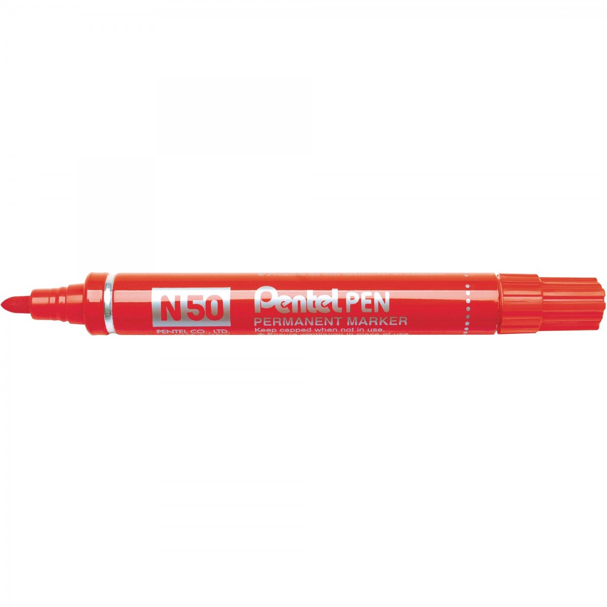 Pentel N50 Bullet Tip Permanent Marker Kırmızı Pentel N50 Bullet Tip Permanent Marker Kırmızı