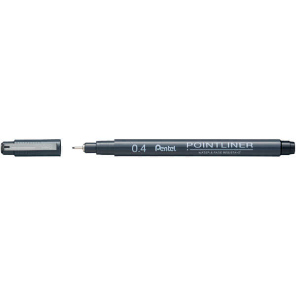 Pentel Pointliner Fiber Uçlu Teknik Çizim Kalemi 0.4mm Pentel Pointliner Fiber Uçlu Teknik Çizim Kalemi 0.4mm