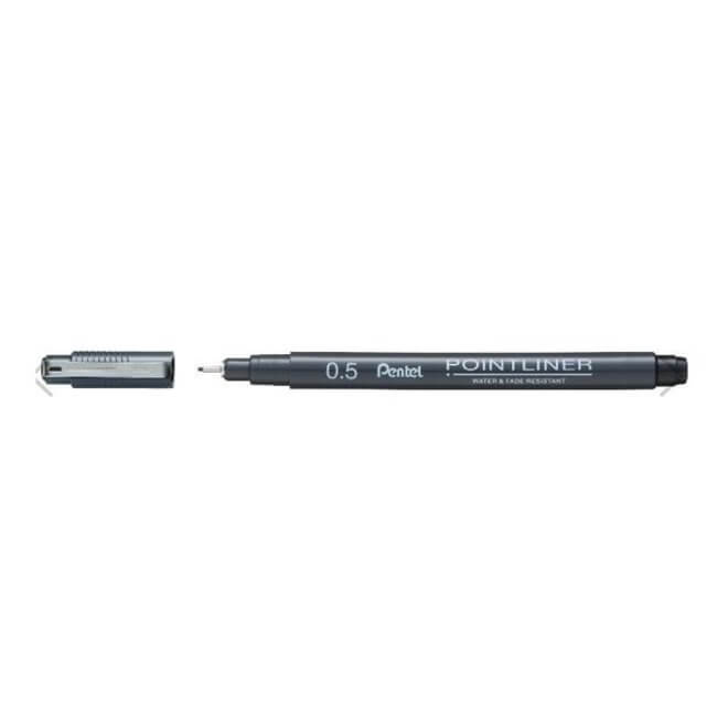Pentel Pointliner Fiber Uçlu Teknik Çizim Kalemi 0.5mm Pentel Pointliner Fiber Uçlu Teknik Çizim Kalemi 0.5mm