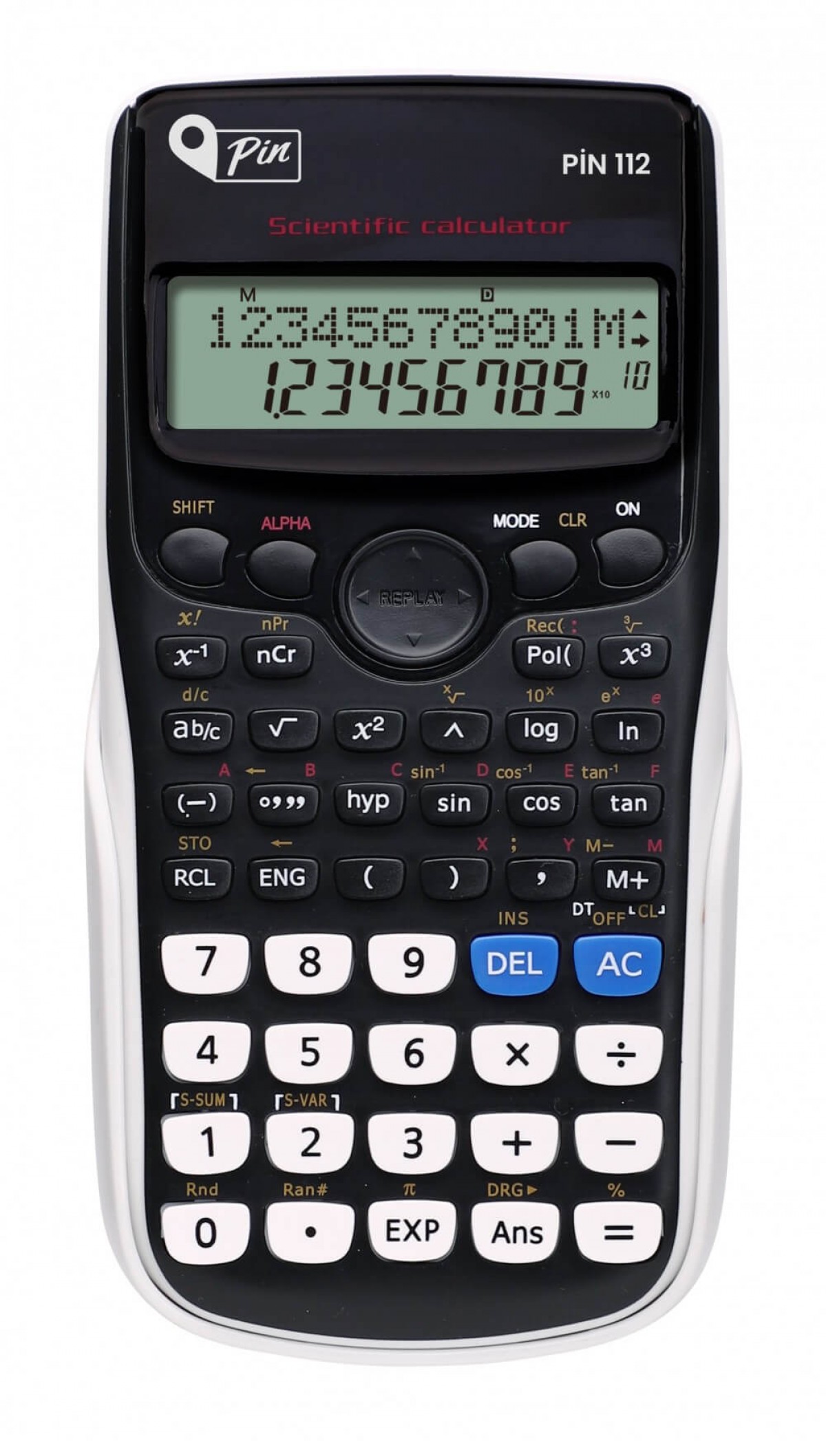 Pin 112 Fonksiyonel Bilimsel Hesap Makinesi Siyah Pin 112 Fonksiyonel Bilimsel Hesap Makinesi Siyah