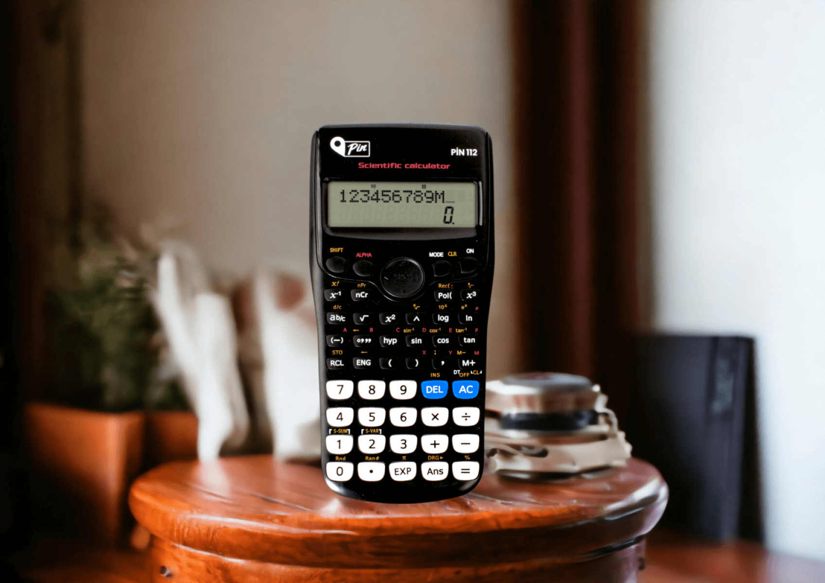 Pin 112 Fonksiyonel Bilimsel Hesap Makinesi Siyah Pin 112 Fonksiyonel Bilimsel Hesap Makinesi Siyah