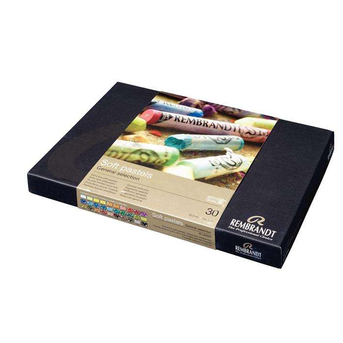 Rembrandt General Selection Soft Pastel 30'lu Tam Boy Toz Pastel Seti / 31823031