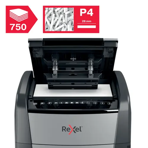 Rexel Optimum AutoFeed+ 750X Otomatik Çapraz Kesim Evrak İmha Makinesi / 2020750Xeu