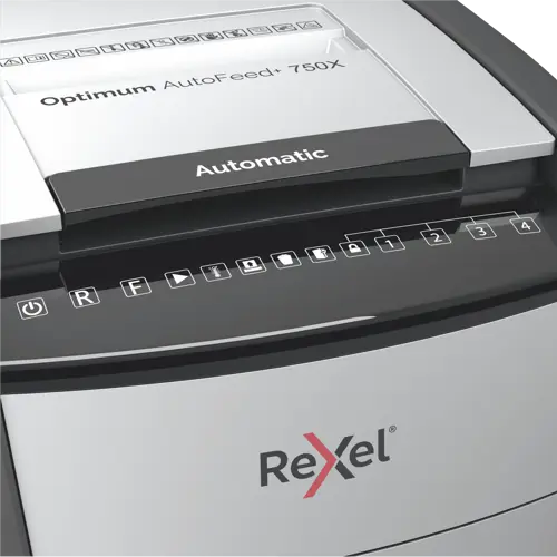 Rexel Optimum AutoFeed+ 750X Otomatik Çapraz Kesim Evrak İmha Makinesi / 2020750Xeu