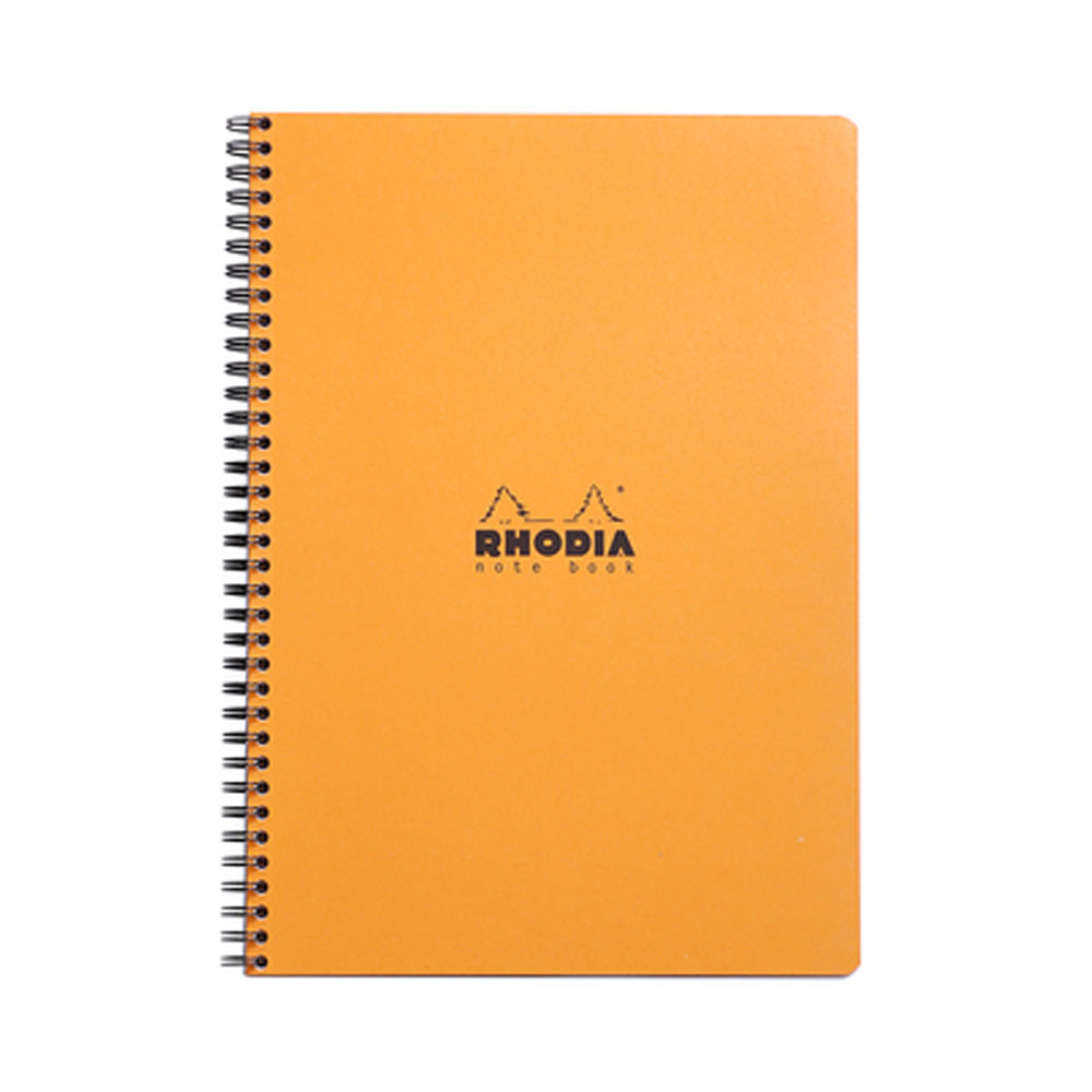 Rhodia Basics A4 80yp Spiralli Çizgili Not Defteri Turuncu / 193108